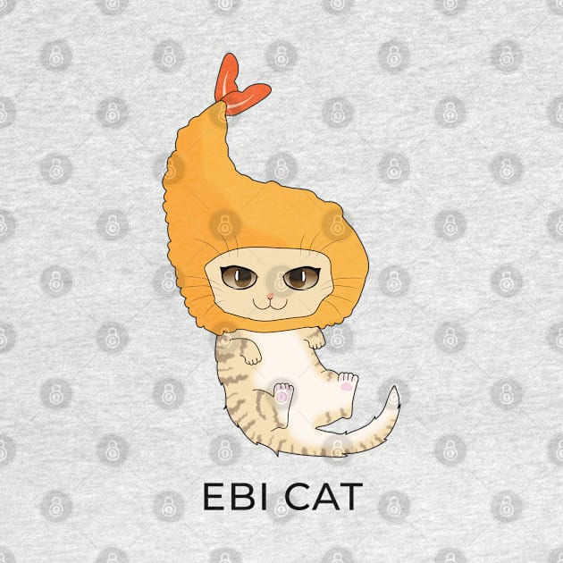 Ebi Fry Fried Shrimp Cat by akwl.design